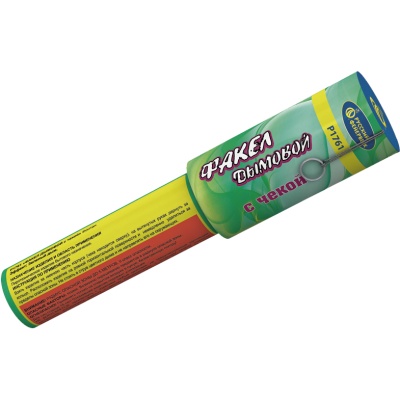 Дымовой (с чекой) зеленый Фальшфейер купить в Тольятти | tolyatti.salutsklad.ru