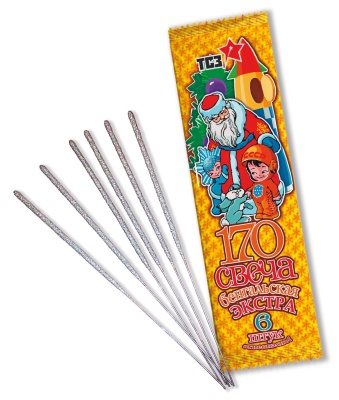 170 мм. Экстра Бенгальские огни купить в Тольятти | tolyatti.salutsklad.ru