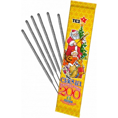 200 мм. Бенгальские огни купить в Тольятти | tolyatti.salutsklad.ru