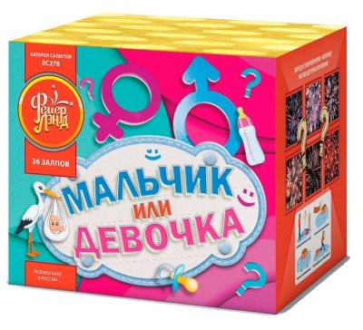 Мальчик или девочка М Фейерверк купить в Тольятти | tolyatti.salutsklad.ru